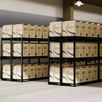 Scaffalatura in Acciaio a 3 Ripiani 195x60x183 cm, 3400 kg, Grigio Scuro: Robusta, Regolabile, Resistente alla Ruggine