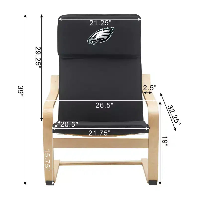 Sedia d'Appoggio NFL Philadelphia Eagles Bentwood