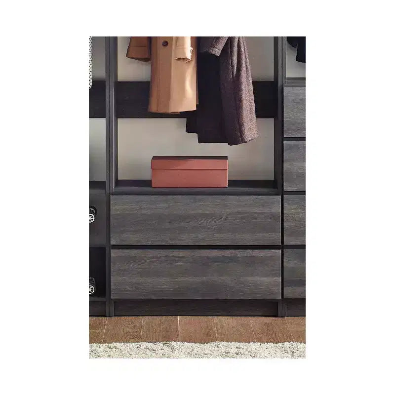 Armadio a giorno in legno freestanding