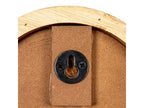 Specchio ondulato con cornice in legno smerlata