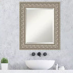 Specchio da parete per bagno con cornice smussata