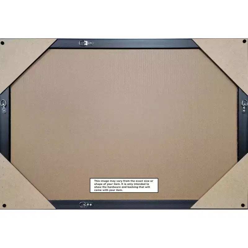 Specchio da parete per bagno con cornice smussata