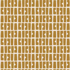 Sgabello da bar altezza bancone Bloc Panel Mustard: moderno sgabello da 101 cm per isola cucina, motivo geometrico