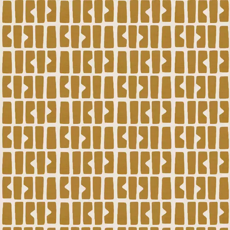 Sgabello da bar altezza bancone Bloc Panel Mustard: moderno sgabello da 101 cm per isola cucina, motivo geometrico
