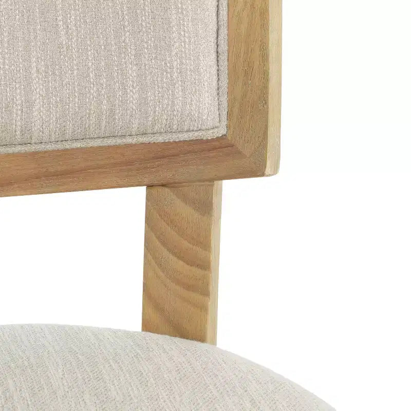 Set da pranzo ovale allungabile 5 pezzi imbottito in tessuto tortora/beige