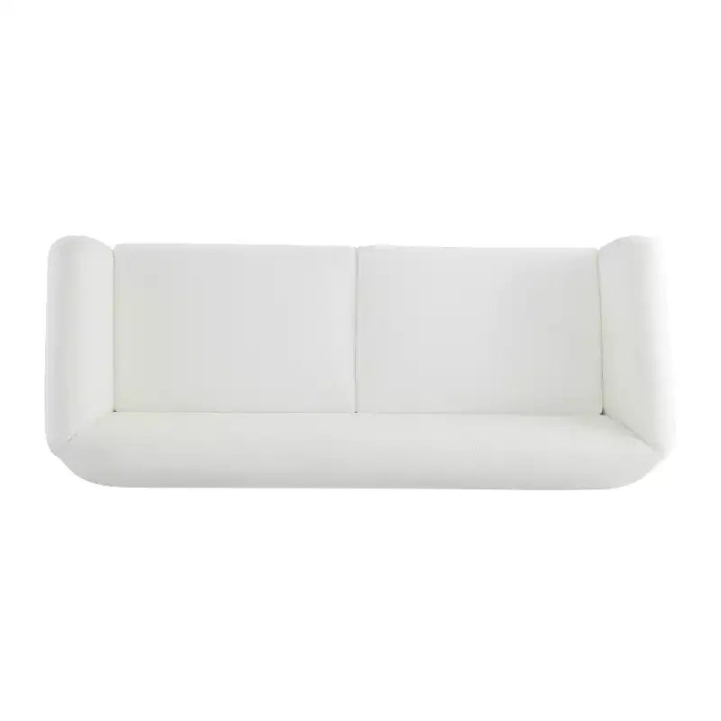 Divano a 3 posti in tessuto Bouclé Beige da 210 cm
