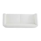 Divano a 3 posti in tessuto Bouclé Beige da 210 cm