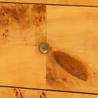 Cassettiera Netra a 6 cassetti in legno di radica di acero chiaro