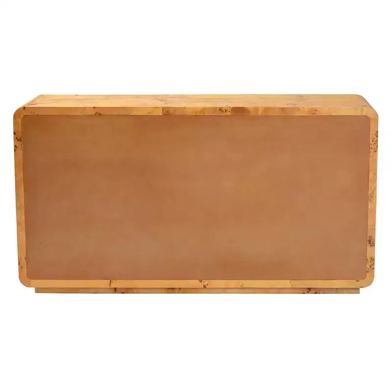 Cassettiera Netra a 6 cassetti in legno di radica di acero chiaro