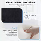 Pouf contenitore moderno imbottito per interni, blu notte