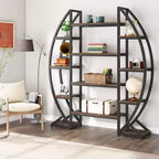 Libreria marrone da 69,68"