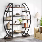Libreria marrone da 69,68"