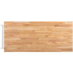 Carrello da cucina Kiko a 2 cassetti e 2 ripiani - KCH8704 - Bianco/Naturale