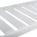 Carrello da cucina Kiko a 2 cassetti e 2 ripiani - KCH8704 - Bianco/Naturale