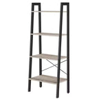 Scaffale a 4 ripiani a scala Libreria Scaffalatura Mobili Organizzazione Ripiani