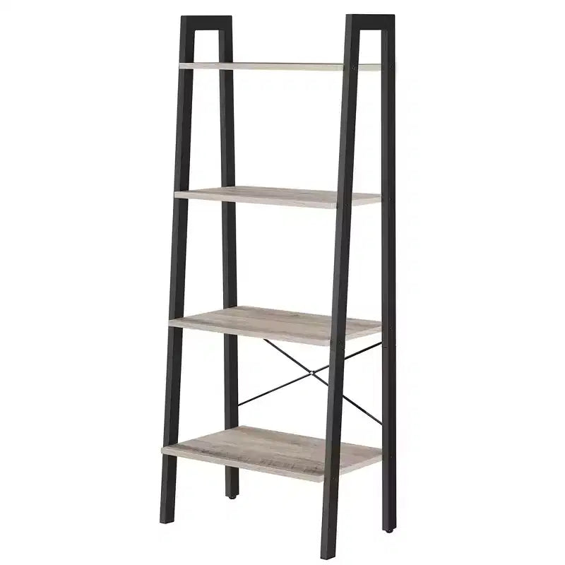Scaffale a 4 ripiani a scala Libreria Scaffalatura Mobili Organizzazione Ripiani