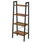 Scaffale a 4 ripiani a scala Libreria Scaffalatura Mobili Organizzazione Ripiani