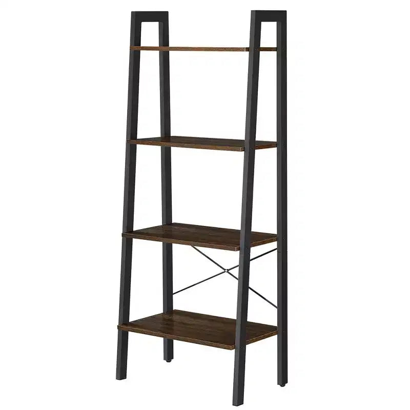 Scaffale a 4 ripiani a scala Libreria Scaffalatura Mobili Organizzazione Ripiani