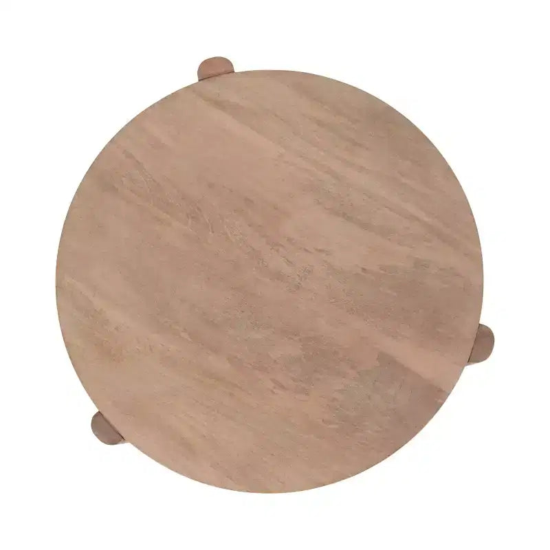 Tavolino Vola in legno, 17x17x18, Naturale