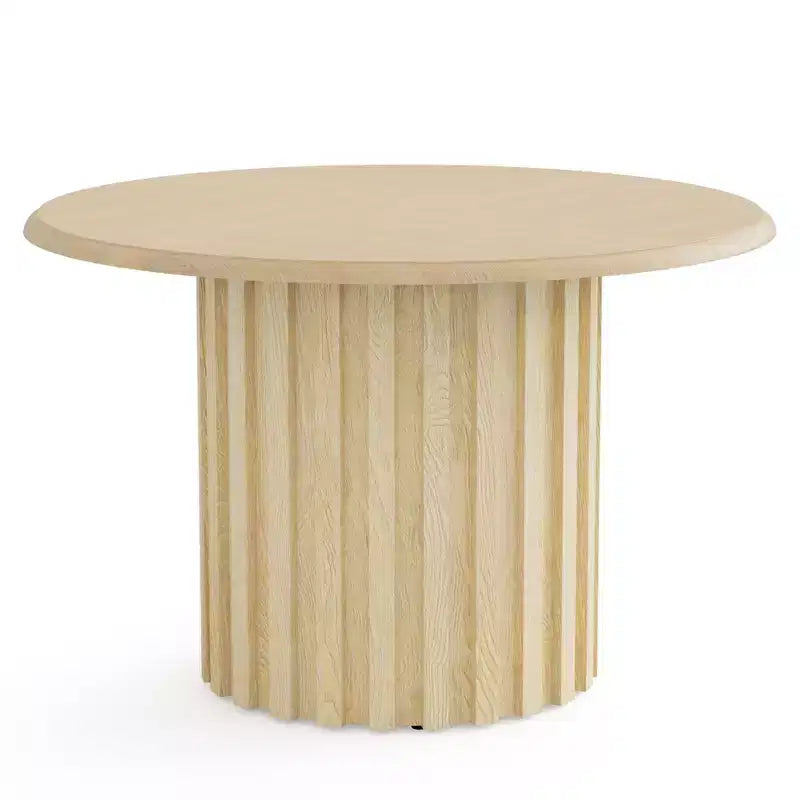 Lantine 43.3 Farmhouse Round Dining Table for 4