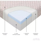 Materasso in memory foam a tre pieghe da 4 pollici di alta qualità