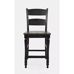 Jofran, Ladderback Counter Stool (Set of 2), Black