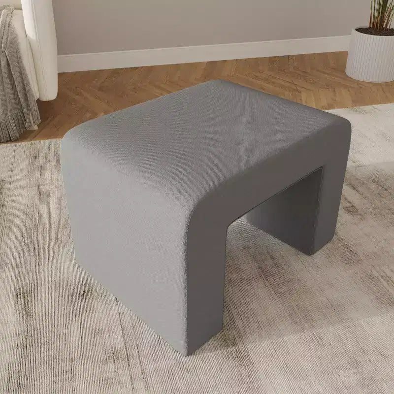 Panca moderna da 26" rivestita in velluto bouclé con seduta imbottita, seduta d'accento per soggiorno, camera da letto o ingresso