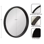 Specchio decorativo rotondo Stallworth 30x30