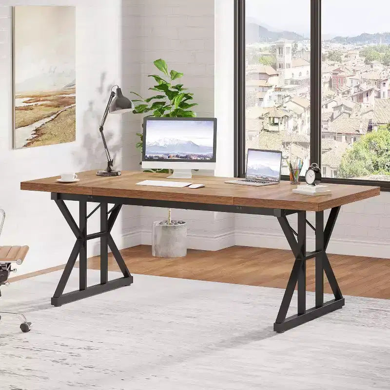 Scrivania direzionale moderna Lantine da 180 cm
