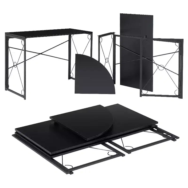 Scrivania angolare a L per computer, ufficio o studio, workstation di scrittura, tavolo da gioco da 150 cm