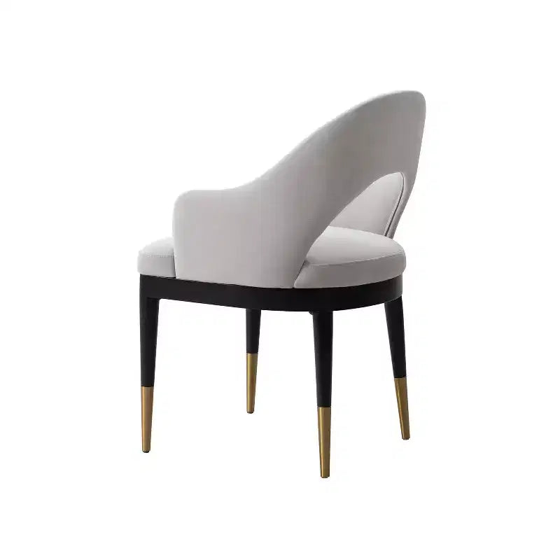Set di 2 sedie da pranzo moderne Carrington in velluto con braccioli