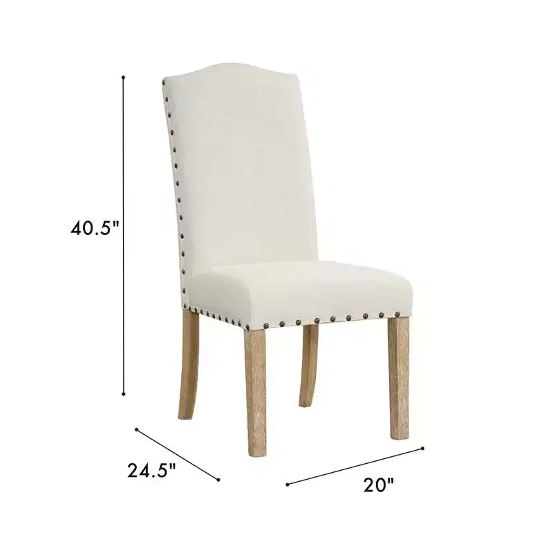 Set di 2 sedie da pranzo Parson con schienale curvo