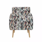 Poltrona accentuata Mid-Century Modern Mindy Fantasia Prismatica