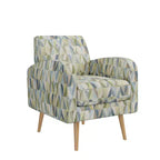 Poltrona accentuata Mid-Century Modern Mindy Fantasia Prismatica