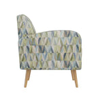 Poltrona accentuata Mid-Century Modern Mindy Fantasia Prismatica