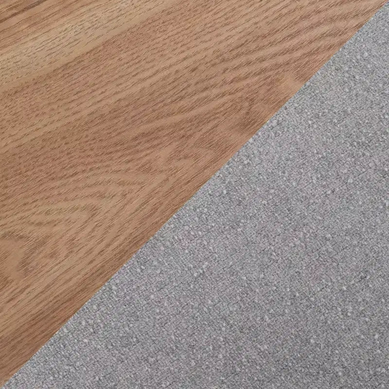 Pouf vassoio in tessuto naturale